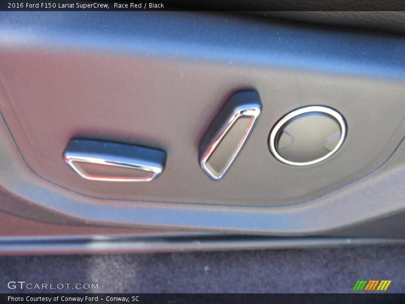 Race Red / Black 2016 Ford F150 Lariat SuperCrew