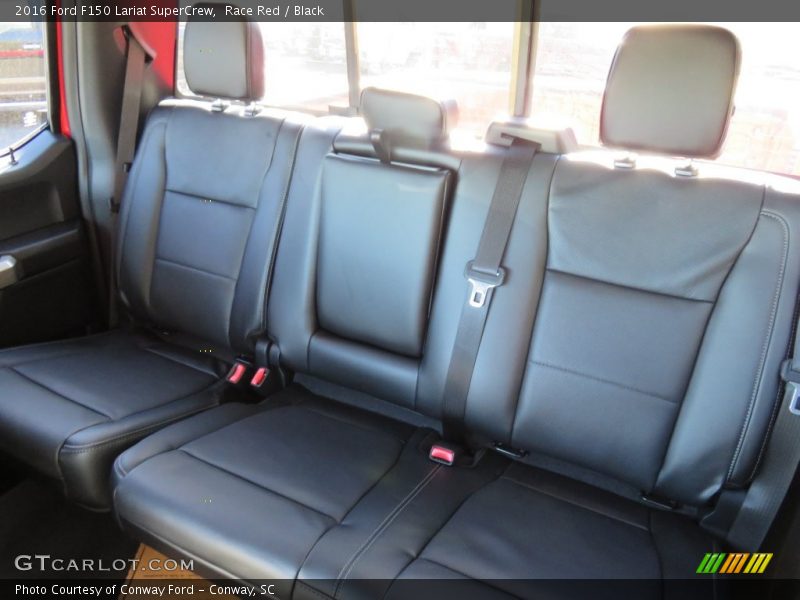 Race Red / Black 2016 Ford F150 Lariat SuperCrew