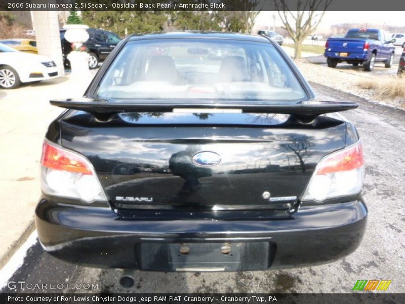 Obsidian Black Pearl / Anthracite Black 2006 Subaru Impreza 2.5i Sedan