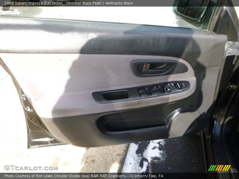 Obsidian Black Pearl / Anthracite Black 2006 Subaru Impreza 2.5i Sedan