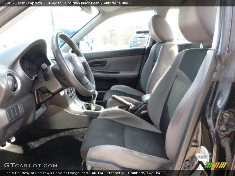 Obsidian Black Pearl / Anthracite Black 2006 Subaru Impreza 2.5i Sedan