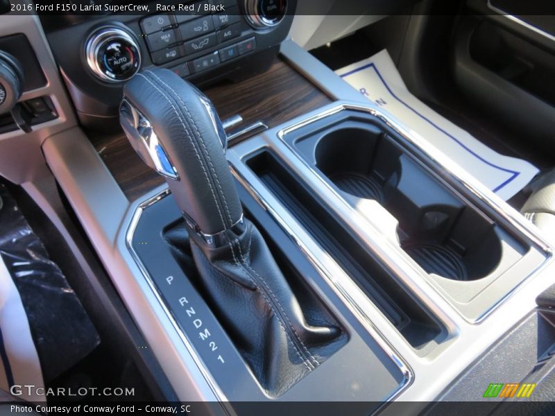 Race Red / Black 2016 Ford F150 Lariat SuperCrew