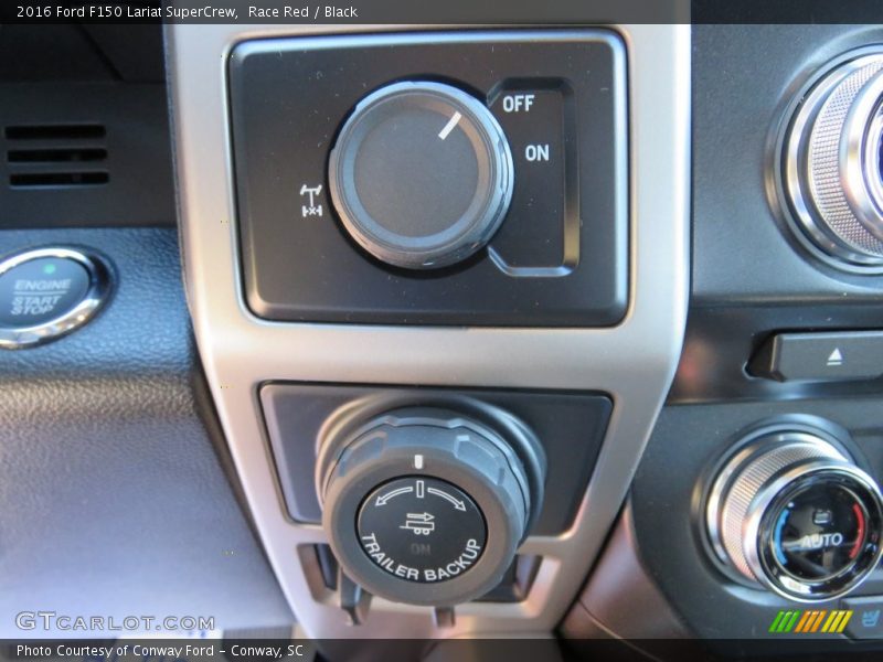 Race Red / Black 2016 Ford F150 Lariat SuperCrew