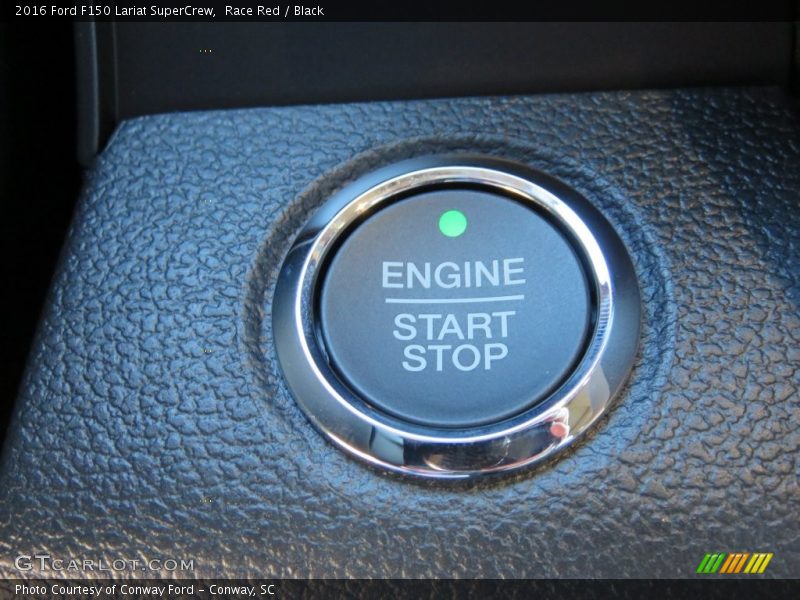 Race Red / Black 2016 Ford F150 Lariat SuperCrew