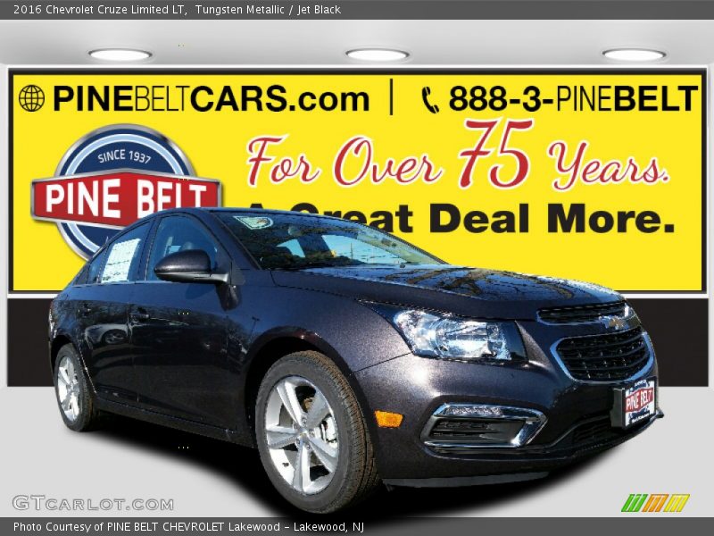 Tungsten Metallic / Jet Black 2016 Chevrolet Cruze Limited LT