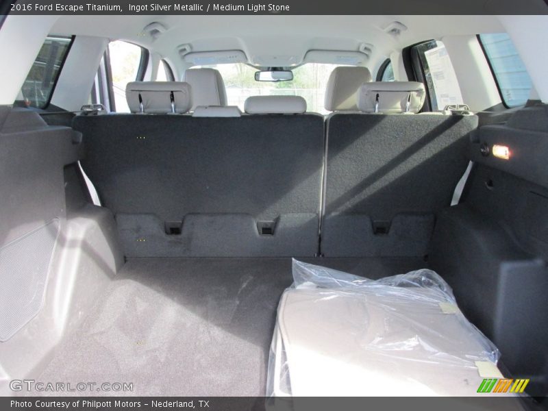 Ingot Silver Metallic / Medium Light Stone 2016 Ford Escape Titanium