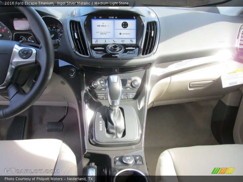 Ingot Silver Metallic / Medium Light Stone 2016 Ford Escape Titanium