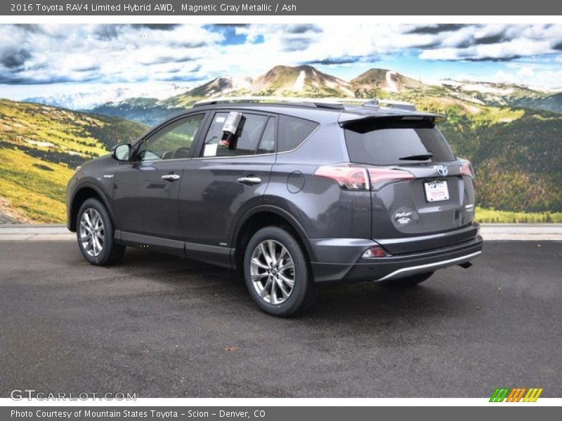 Magnetic Gray Metallic / Ash 2016 Toyota RAV4 Limited Hybrid AWD
