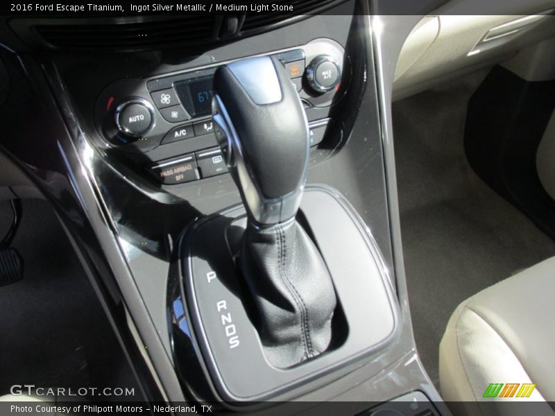 Ingot Silver Metallic / Medium Light Stone 2016 Ford Escape Titanium