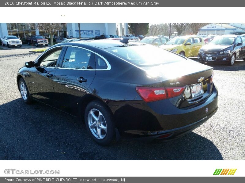 Mosaic Black Metallic / Dark Atmosphere/Medium Ash Gray 2016 Chevrolet Malibu LS