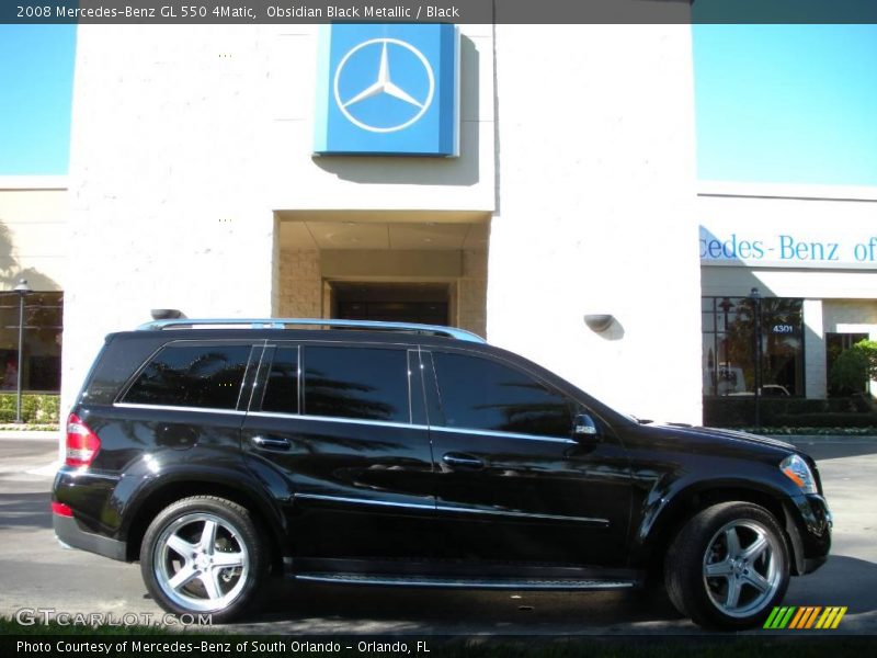 Obsidian Black Metallic / Black 2008 Mercedes-Benz GL 550 4Matic