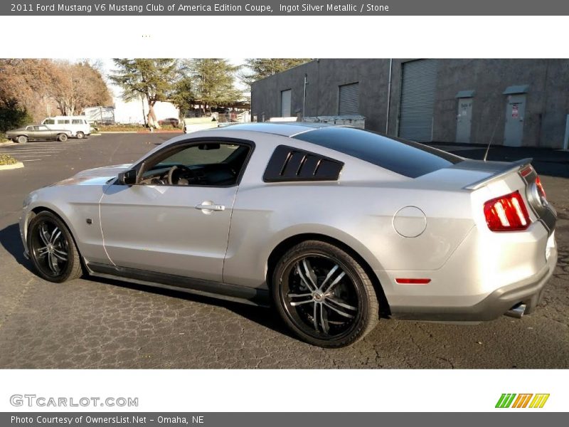 Ingot Silver Metallic / Stone 2011 Ford Mustang V6 Mustang Club of America Edition Coupe