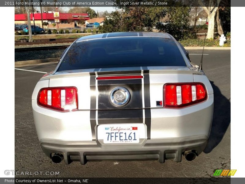Ingot Silver Metallic / Stone 2011 Ford Mustang V6 Mustang Club of America Edition Coupe
