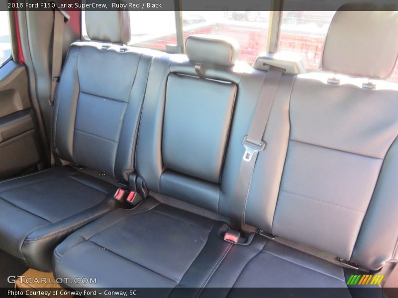 Ruby Red / Black 2016 Ford F150 Lariat SuperCrew