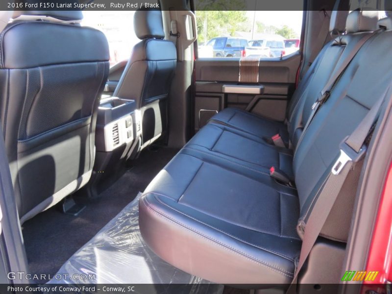 Ruby Red / Black 2016 Ford F150 Lariat SuperCrew