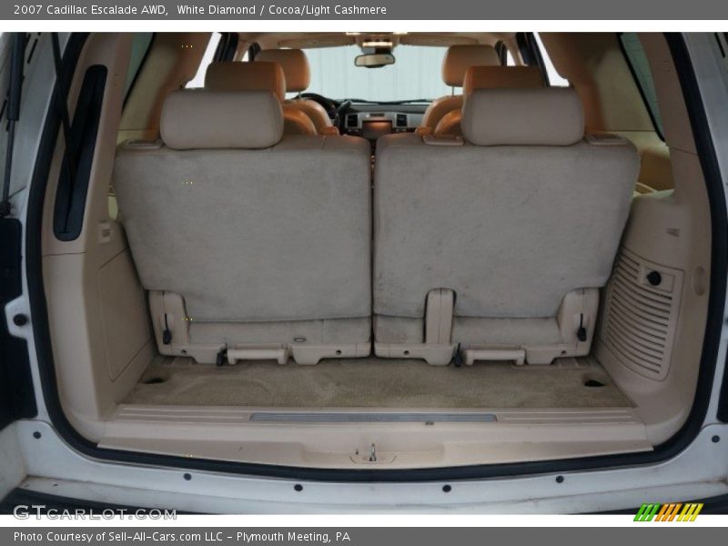 White Diamond / Cocoa/Light Cashmere 2007 Cadillac Escalade AWD