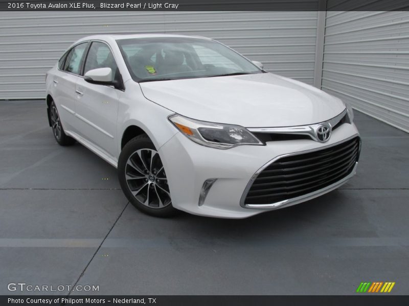 Blizzard Pearl / Light Gray 2016 Toyota Avalon XLE Plus