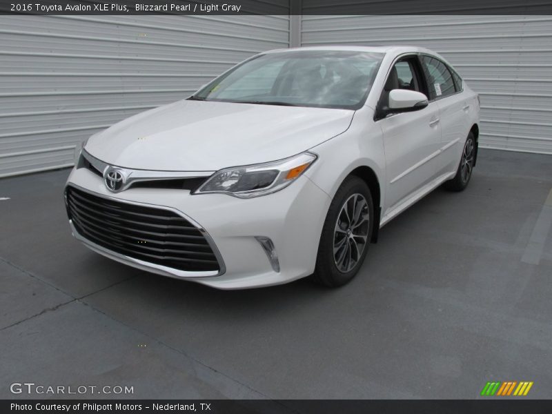 Blizzard Pearl / Light Gray 2016 Toyota Avalon XLE Plus