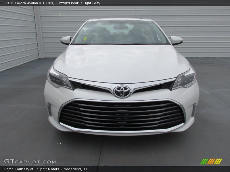 Blizzard Pearl / Light Gray 2016 Toyota Avalon XLE Plus