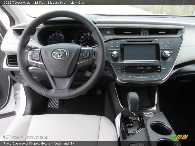 Blizzard Pearl / Light Gray 2016 Toyota Avalon XLE Plus