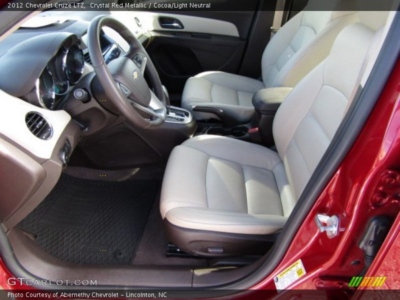 Crystal Red Metallic / Cocoa/Light Neutral 2012 Chevrolet Cruze LTZ