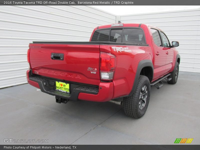 Barcelona Red Metallic / TRD Graphite 2016 Toyota Tacoma TRD Off-Road Double Cab