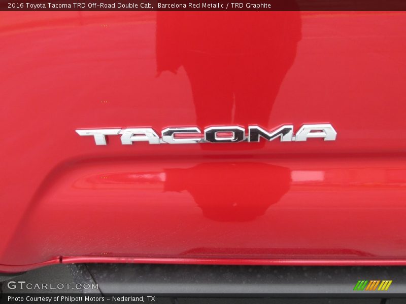 Barcelona Red Metallic / TRD Graphite 2016 Toyota Tacoma TRD Off-Road Double Cab