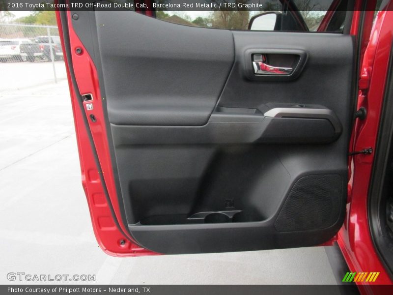 Barcelona Red Metallic / TRD Graphite 2016 Toyota Tacoma TRD Off-Road Double Cab