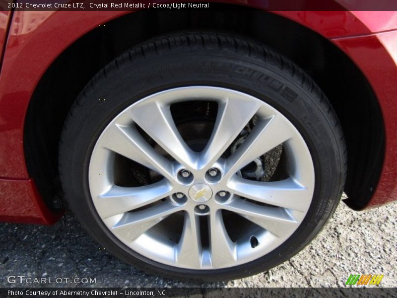 Crystal Red Metallic / Cocoa/Light Neutral 2012 Chevrolet Cruze LTZ