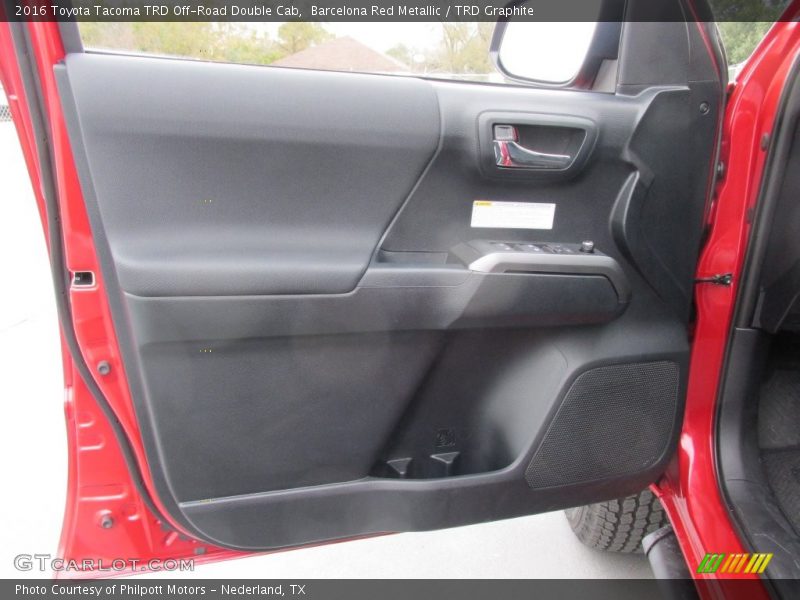 Barcelona Red Metallic / TRD Graphite 2016 Toyota Tacoma TRD Off-Road Double Cab