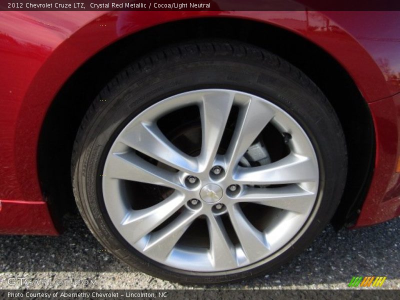 Crystal Red Metallic / Cocoa/Light Neutral 2012 Chevrolet Cruze LTZ