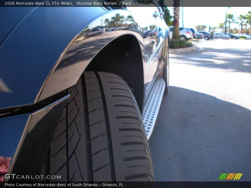 Obsidian Black Metallic / Black 2008 Mercedes-Benz GL 550 4Matic