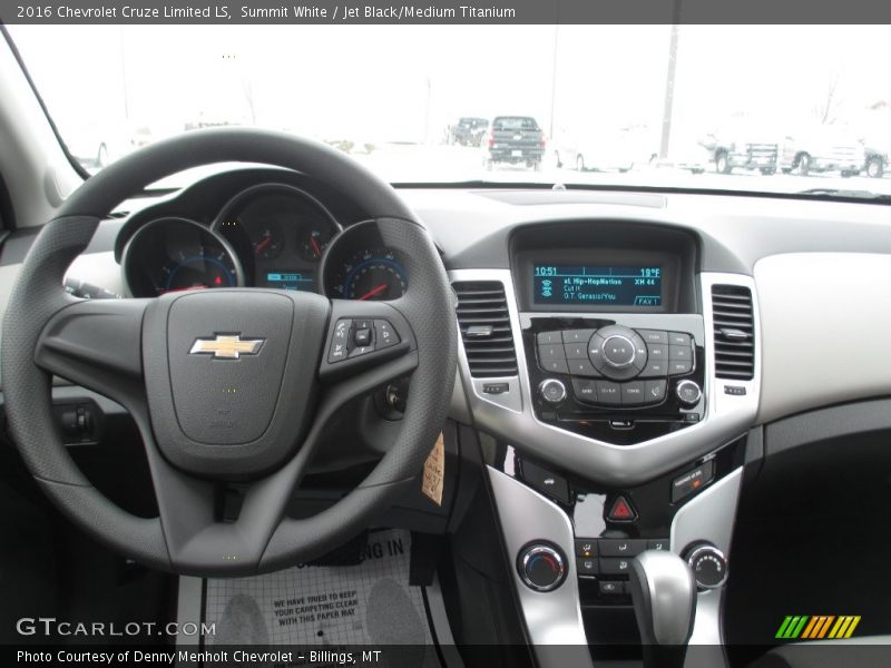 Summit White / Jet Black/Medium Titanium 2016 Chevrolet Cruze Limited LS
