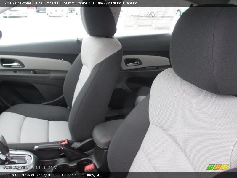 Summit White / Jet Black/Medium Titanium 2016 Chevrolet Cruze Limited LS