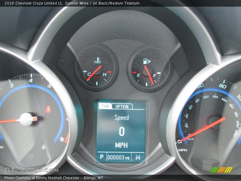 Summit White / Jet Black/Medium Titanium 2016 Chevrolet Cruze Limited LS