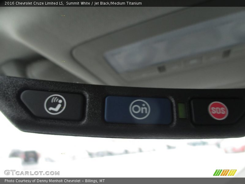 Summit White / Jet Black/Medium Titanium 2016 Chevrolet Cruze Limited LS