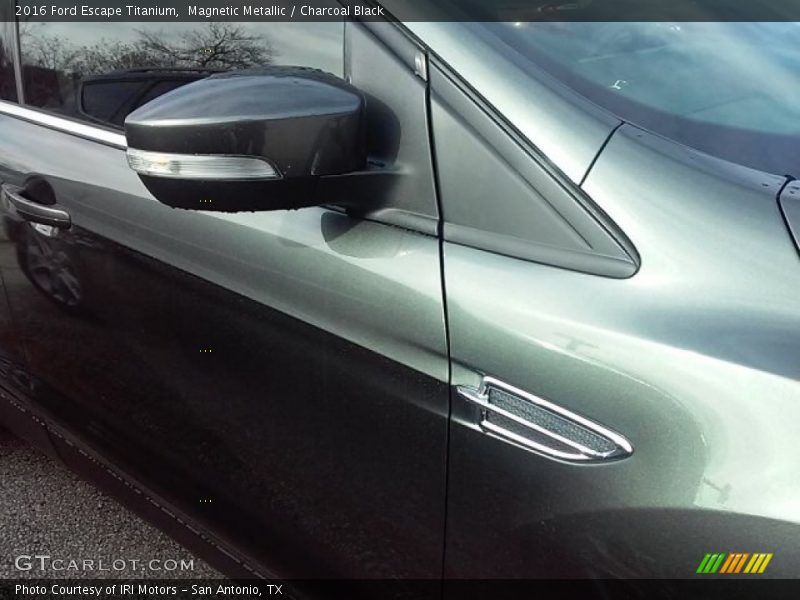 Magnetic Metallic / Charcoal Black 2016 Ford Escape Titanium