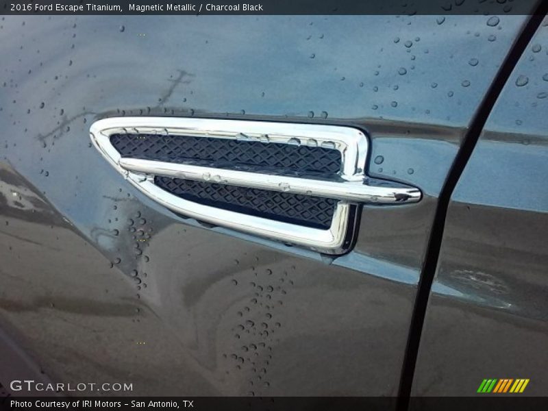 Magnetic Metallic / Charcoal Black 2016 Ford Escape Titanium