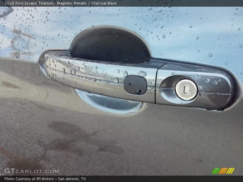 Magnetic Metallic / Charcoal Black 2016 Ford Escape Titanium