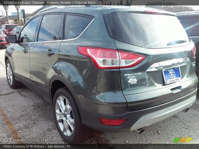 Magnetic Metallic / Charcoal Black 2016 Ford Escape Titanium