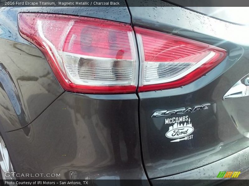 Magnetic Metallic / Charcoal Black 2016 Ford Escape Titanium