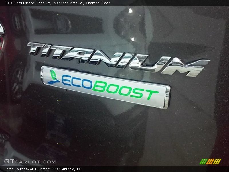 Magnetic Metallic / Charcoal Black 2016 Ford Escape Titanium