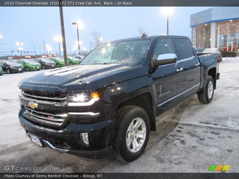 Black / Jet Black 2016 Chevrolet Silverado 1500 LTZ Z71 Crew Cab 4x4