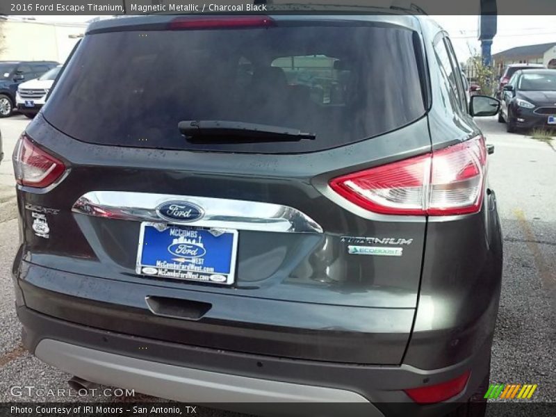 Magnetic Metallic / Charcoal Black 2016 Ford Escape Titanium