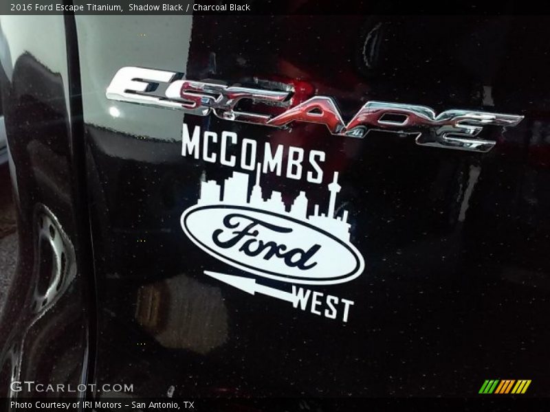 Shadow Black / Charcoal Black 2016 Ford Escape Titanium