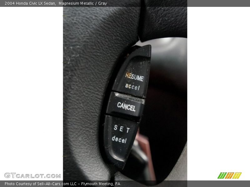 Magnesium Metallic / Gray 2004 Honda Civic LX Sedan