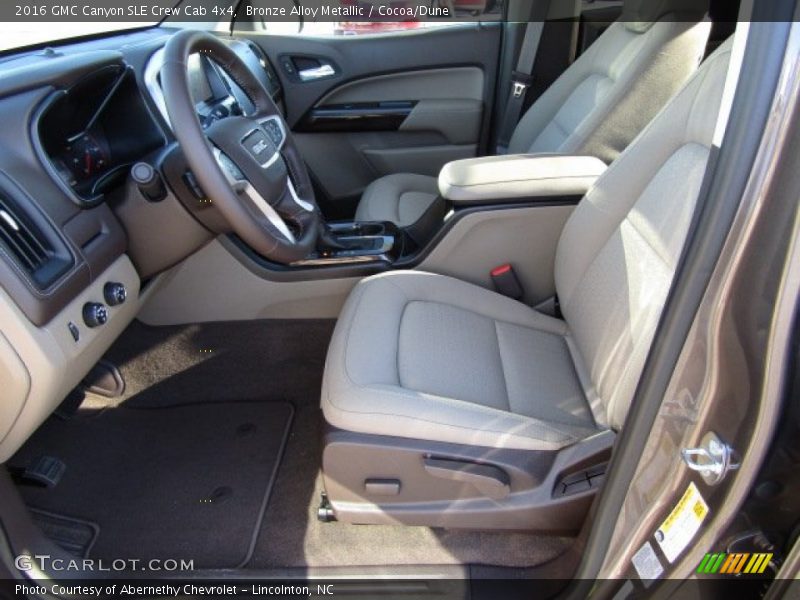 Bronze Alloy Metallic / Cocoa/Dune 2016 GMC Canyon SLE Crew Cab 4x4