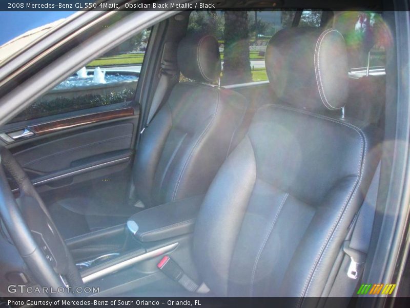 Obsidian Black Metallic / Black 2008 Mercedes-Benz GL 550 4Matic