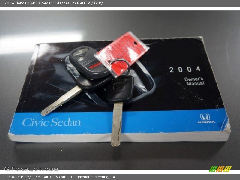 Magnesium Metallic / Gray 2004 Honda Civic LX Sedan