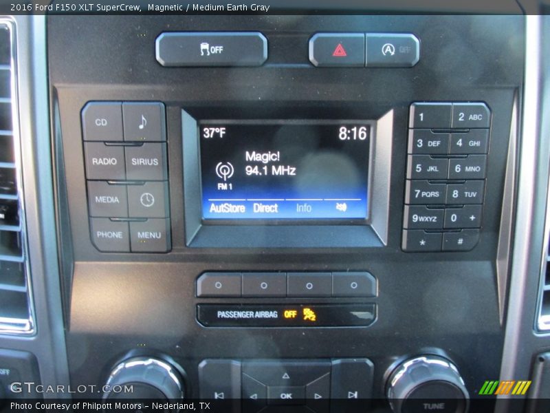 Magnetic / Medium Earth Gray 2016 Ford F150 XLT SuperCrew